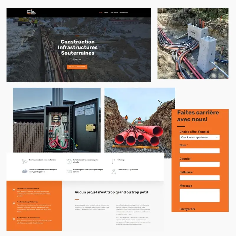Réalisations Valérie Roy - CIS Pro Conception de site web pour CIS Pro Inc. par Valérie Roy, spécialiste en création de sites web professionnels sur WordPress.